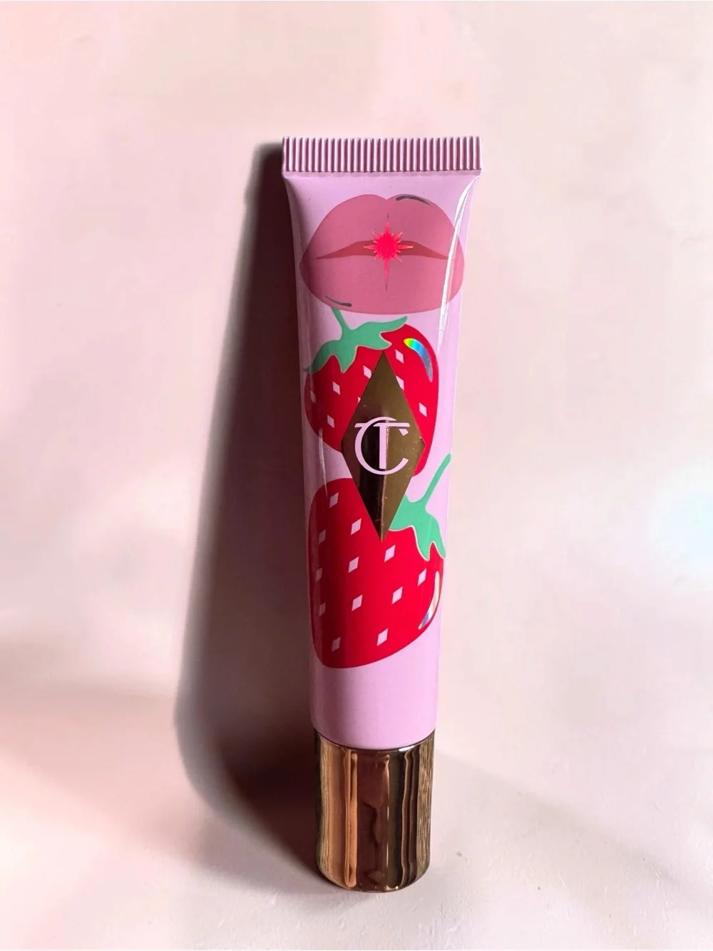Charlotte Tilsbury Unreal Healthy Glow Nourishing Lip Oil Strawberry Vanilla NIP